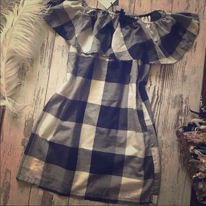 Trendy Buffalo Plaid Shirt Dress